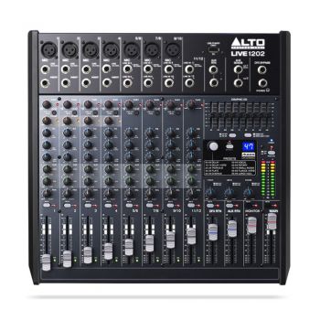 Alto Live 1202 12-Channel / 2-Bus Mixer with Dynamic Control